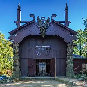 Walpurgishalle (Valborgshallen) på Hexentanzplatz