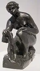 Vaskende kvinde, 1916-17