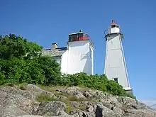 Sandvigodden fyr i Arendal.