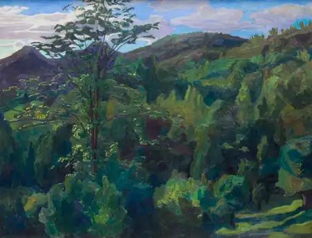 Aften. Kviteseid, 1900. (Trondheim kunstmuseum)