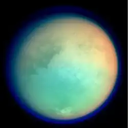 Titan set fra rumsonden Cassini