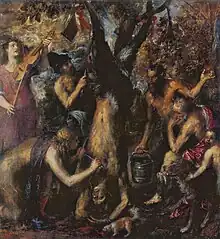 Flåningen af Marsyas, ca. 1570-1576, Kroměříž Archdiocesan Museum