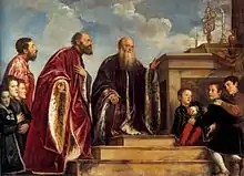 Titian: Portrait of the Vendramin Family (c.1543-1547)