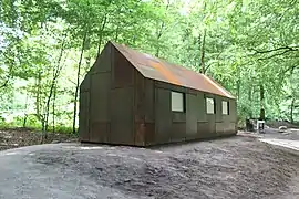Toiletbygning ved Dyrehaven, Thorskov.