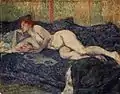 Femme nue étendue sur un divanaf Henri de Toulouse-Lautrec