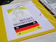 Triagekort for brandvæsenet i Hamburg (bagside)