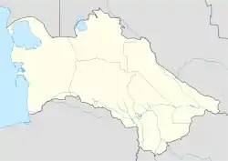 Asjkhabad ligger i Turkmenistan
