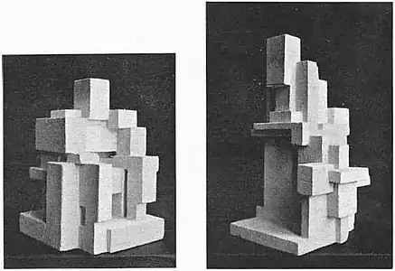 To skulpturer af Georges Vantongerloo, dec. 1919