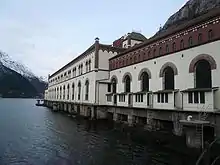 Tyssedal Kraftanlegg i Hordaland i Norge.