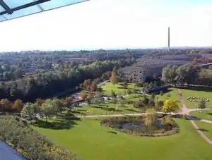 Udsigt fra Store Hus over Stationsbyen