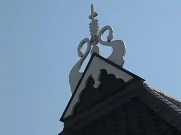 Uglebræt på en gård i Midden-Friesland