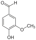 Vanillins strukturformel