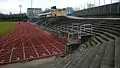Ståtribune og klubhus på Vejle Atletikstadion
