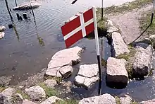 Verdenskortet ved Klejtrup Sø (Danmark og den sydlige del af Skandinavien)