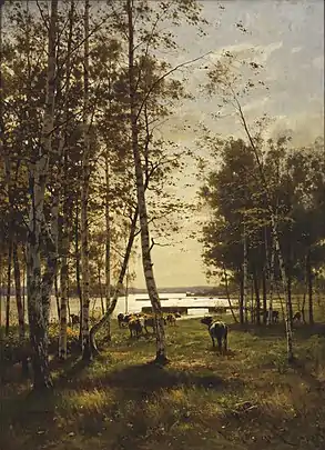 Oktoberdag på Åland, 1885