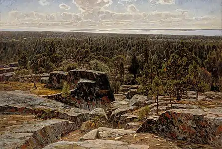 Landskab fra Åland, 1895