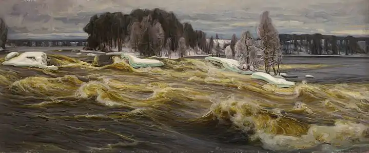 Vallinkoski, et strømfald, 1913 (fi)