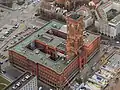 Rotes Rathaus set fra Berliner Fernsehturm