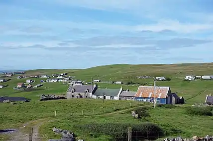 Udsigt over Symbister.