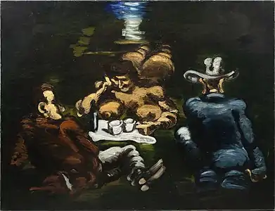 Frokost i det grønne, 1920, i depot på Statens Museum for Kunst fra Louisiana.