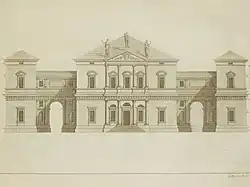 Villa Pisani (Palladio) Leoni – Forlæg for Hammond-Harwood House (1774) i Annapolis.