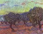 Vincent van Gogh, Olivenhain 1889
