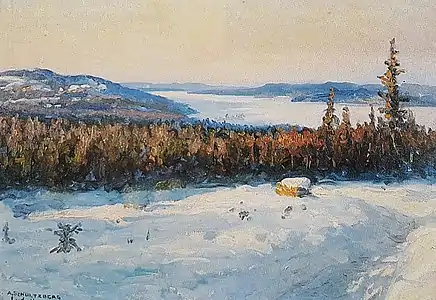 Vinteraften i Dalarna (ukendt år)