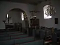 Interiør af Voer kirke