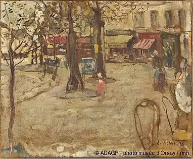 Gade i Paris, 1893Vue de Paris