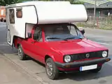 Volkswagen Caddy I som autocamper