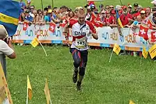 Thierry Gueorgiou i opløbet ved VM i Lausanne, Schweiz.