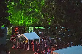 Festivalområde "De Driehoek" Wessummerbreeze i Wessem