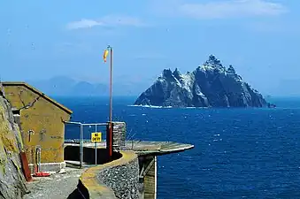 Lille Skellig set fra Skellig Michael