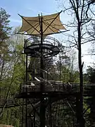 Platforme på  Baumwipfelstien