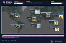 The World Digital Library hjemmeside da den blev langcheret den 21ende April2009