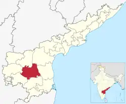 Guntur-distriktet i Andhra Pradesh