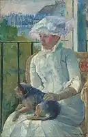 Ung pige i et vindue (cirka 1883–1884), National Gallery of Art