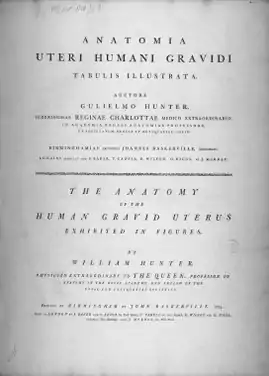 Anatomia uteri humani gravidi, 1774