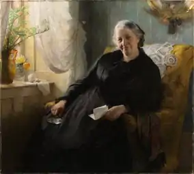 Portræt af Cecilie Trier, f. Melchior, 1885
