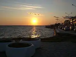 Solnedgang i Alexandroupoli
