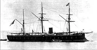 Ancona fotograferet ved Napoli i 1870.