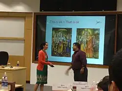 Soulaima Gourani at class, at The Indian School of Business