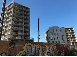 Byggeri på Beauvaisgrunden 27. juni 2020