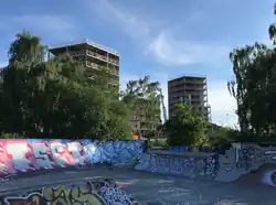 Byggeri på Beauvaisgrunden 27. juni 2020