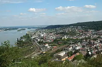 Udsigt over Bingen