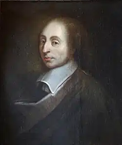 Gérard Edelinck, Portræt af Blaise Pascal, ca. 1690, Château de Versailles