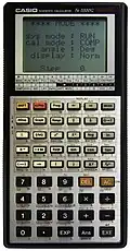 Casio fx-7000G, the world's first graphing calculator