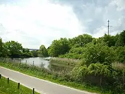 Fæstningens gamle østgrav ved Bastionen Kronprinsesse