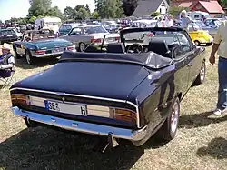 Opel Commodore som ombygget cabriolet