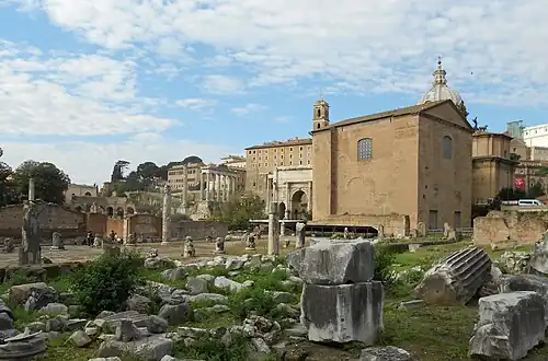 Den 13. november 2013. Udsigt over Curia Julia